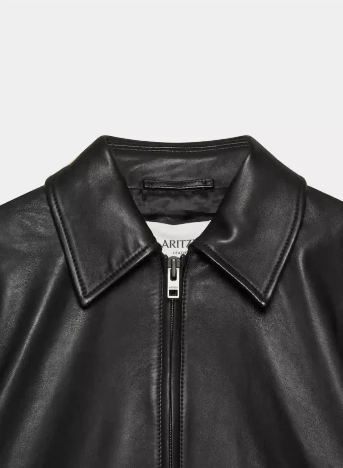 Chaqueta bomber de cuero Jones Chaqueta bomber de cuero Jones