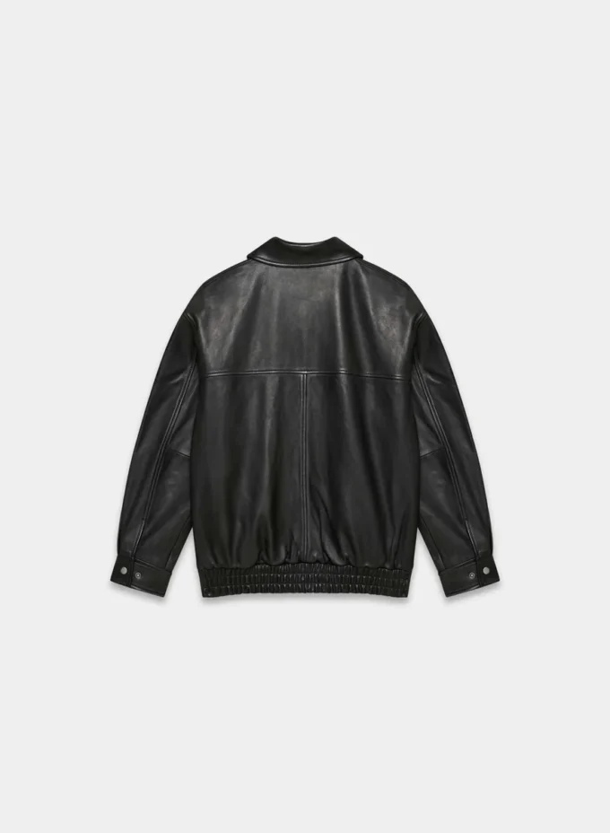 Chaqueta bomber de cuero Jones Chaqueta bomber de cuero Jones