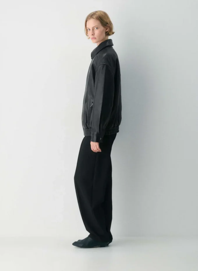 Chaqueta bomber de cuero Jones Chaqueta bomber de cuero Jones