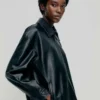 Chaqueta bomber de cuero Jones Chaqueta bomber de cuero Jones