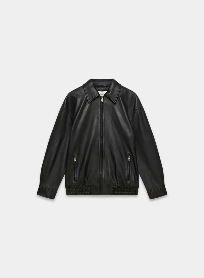 Chaqueta bomber de cuero Jones Chaqueta bomber de cuero Jones