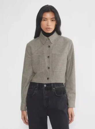 Chaqueta corta Little – Lana de precisión