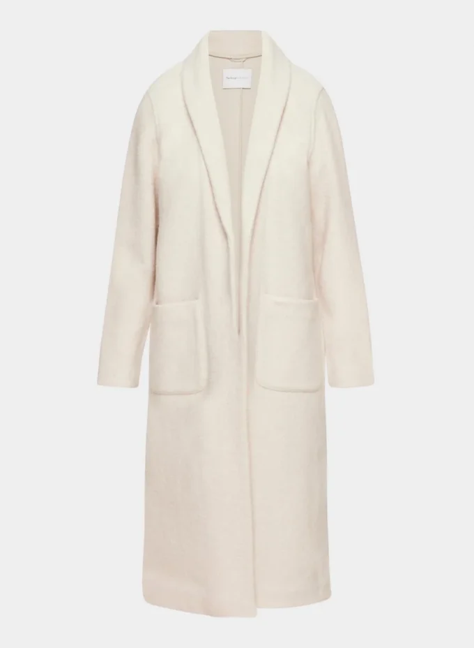 chaqueta de lana merino con cuello chal chaqueta de lana merino con cuello chal