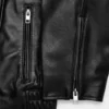Chaqueta motera de cuero Dakota