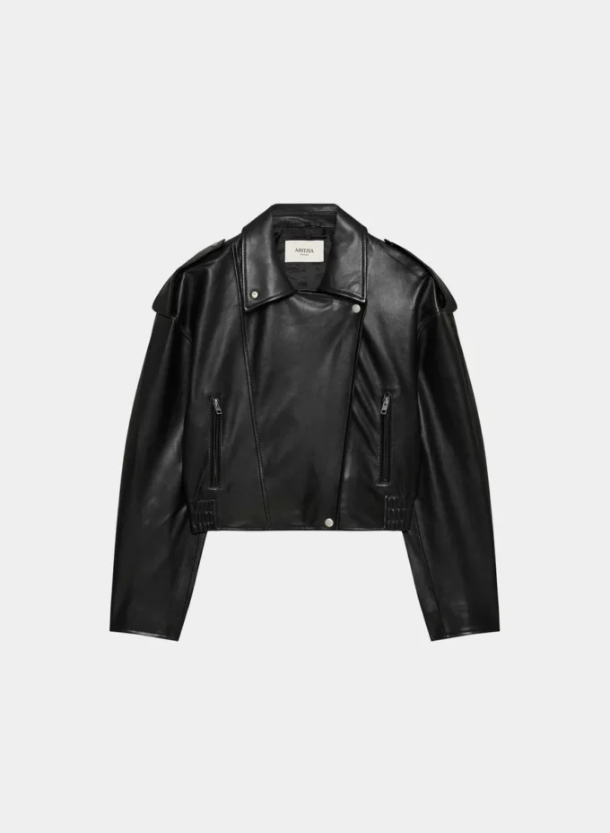 Chaqueta motera de cuero Dakota