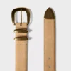 Cinturón ancho de ante y latón macizo legendario