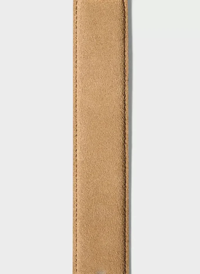 Cinturón ancho de ante y latón macizo legendario