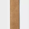 Cinturón ancho de ante y latón macizo para toda la vida
