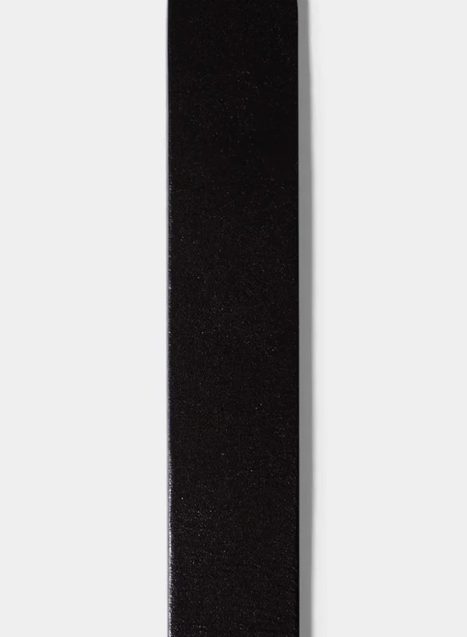 Cinturón de cuero y latón macizo Perennial