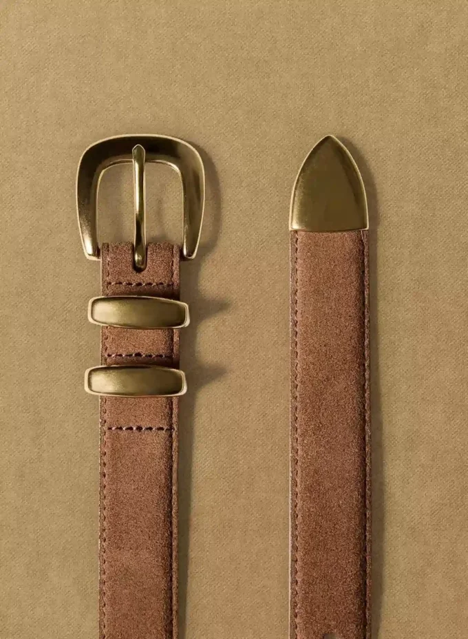 Cinturón legendario de ante y latón macizo Cinturón legendario de ante y latón macizo