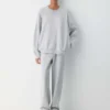 cómodo tejido de felpa. Nueva sudadera Mega Crew
