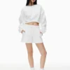 Cozy Sweatfleece Boyfriend Mid-thigh Short