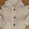Cárdigan con cuello de lana merino Heritage Knit