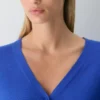 Cárdigan con cuello en V de lana merino Bare
