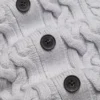 Cárdigan de cuello en V de lana merino Heritage Knit