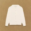 Cárdigan de cuello redondo de lana merino esencial Cárdigan de cuello redondo de lana merino esencial