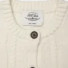 Cárdigan de cuello redondo de lana merino Heritage Knit Cárdigan de cuello redondo de lana merino Heritage Knit