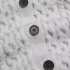Cárdigan de cuello redondo de lana merino Heritage Knit Cárdigan de cuello redondo de lana merino Heritage Knit