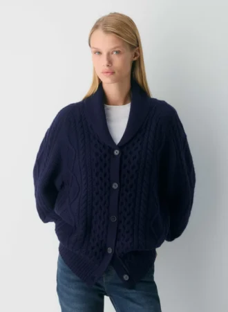 Cárdigan de lana merino Heritage Knit
