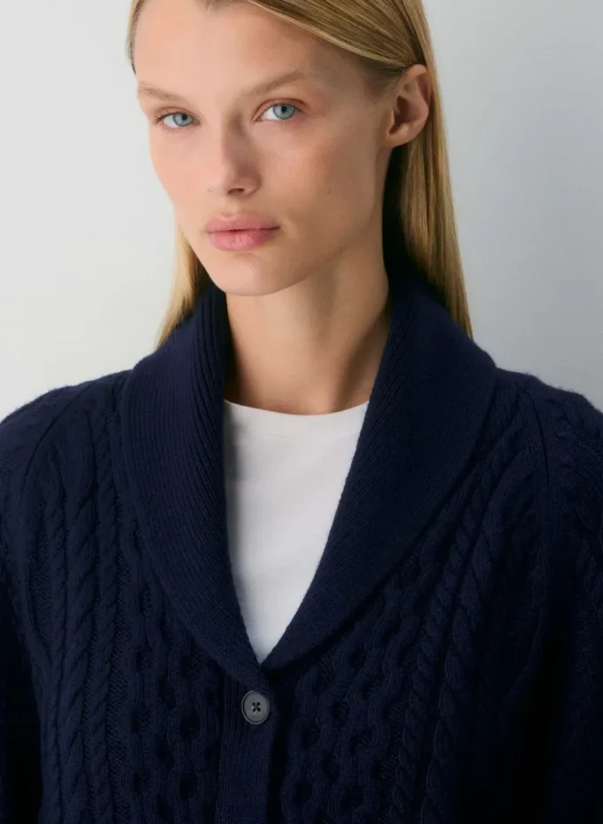 Cárdigan de lana merino Heritage Knit