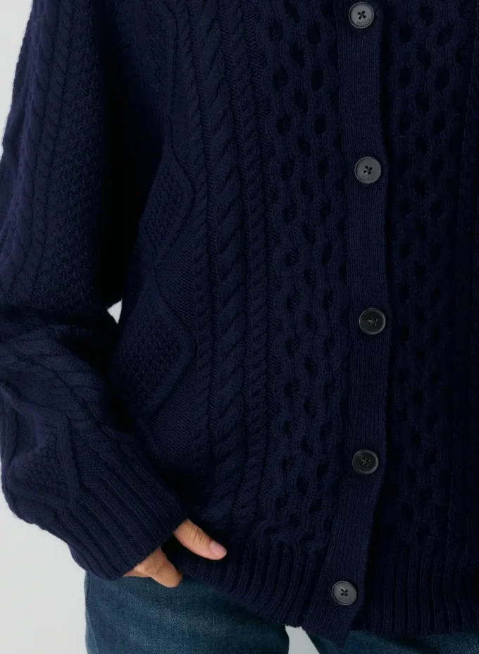 Cárdigan de lana merino Heritage Knit