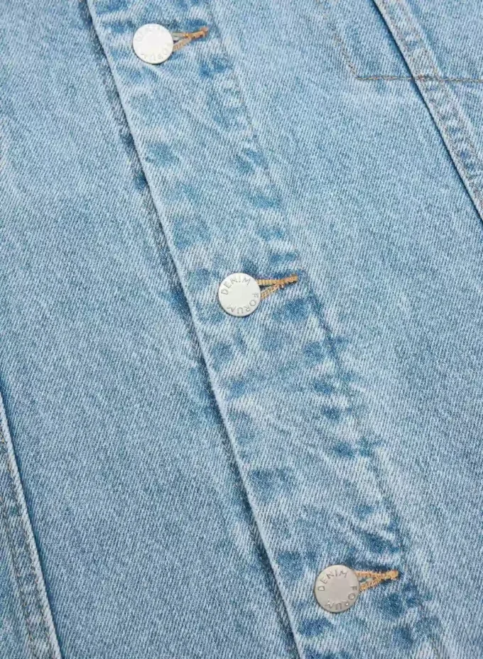 Denim Forum Chaqueta vaquera vintage de sherpa de los 90 Denim Forum Chaqueta vaquera vintage de sherpa de los 90