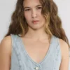 Denim Forum El chaleco vaquero Mia de los años 90