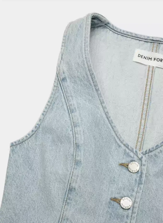 Denim Forum El chaleco vaquero Mia de los años 90