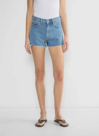 Denim Forum Jodie Mini shorts vaqueros de talle alto