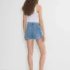 Denim Forum Jodie Mini shorts vaqueros de talle alto Denim Forum Jodie Mini shorts vaqueros de talle alto