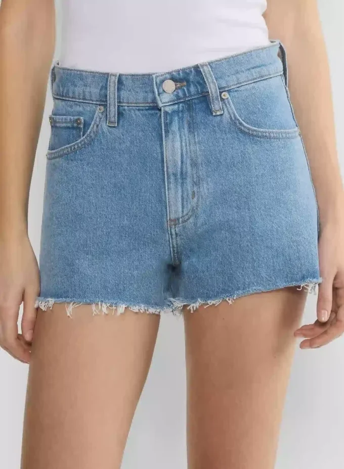 Denim Forum Jodie Mini shorts vaqueros de talle alto Denim Forum Jodie Mini shorts vaqueros de talle alto
