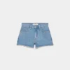 Denim Forum Jodie Mini shorts vaqueros de talle alto Denim Forum Jodie Mini shorts vaqueros de talle alto