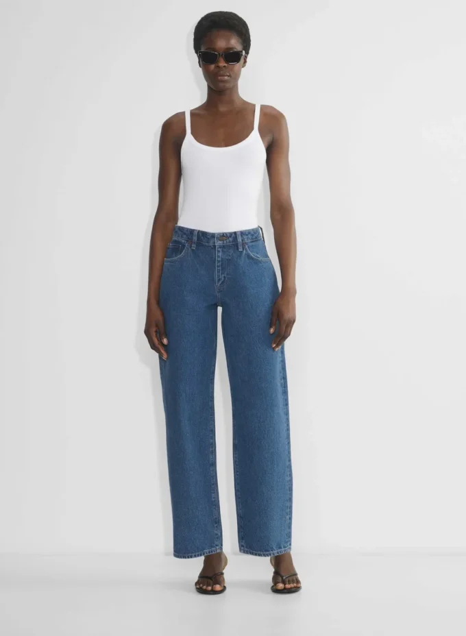 Denim Forum Kai Curve-fit Relaxed Mid-rise Barrel Jean Denim Forum Kai Curve-fit Relaxed Mid-rise Barrel Jean