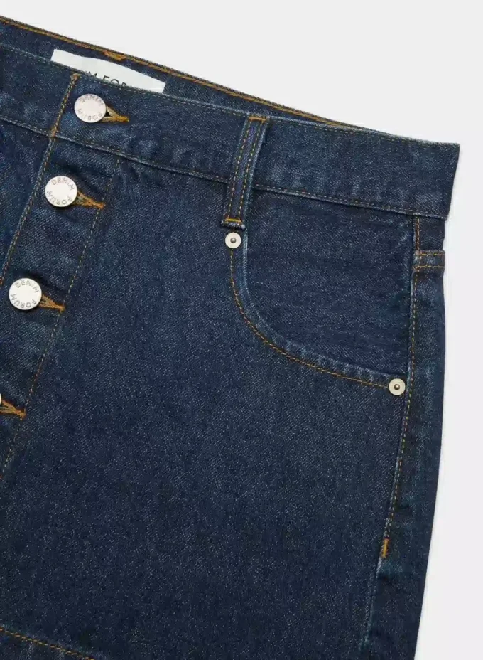 Denim Forum La falda micro de denim Gisele