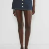 Denim Forum La falda micro de denim Gisele
