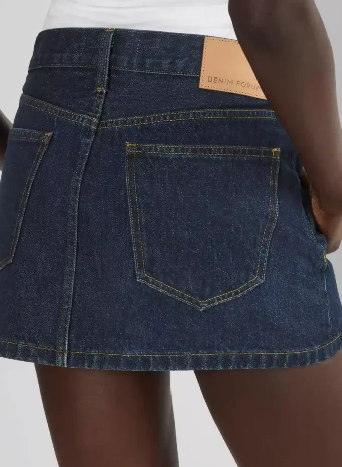 Denim Forum La falda micro de denim Gisele