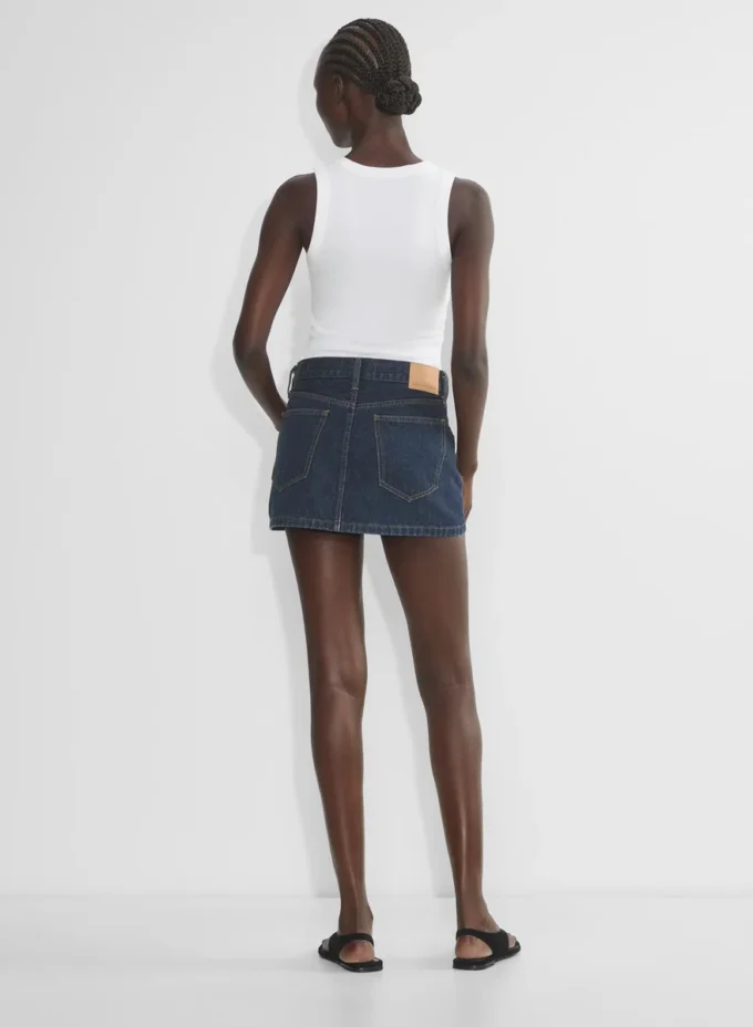 Denim Forum La falda micro de denim Gisele