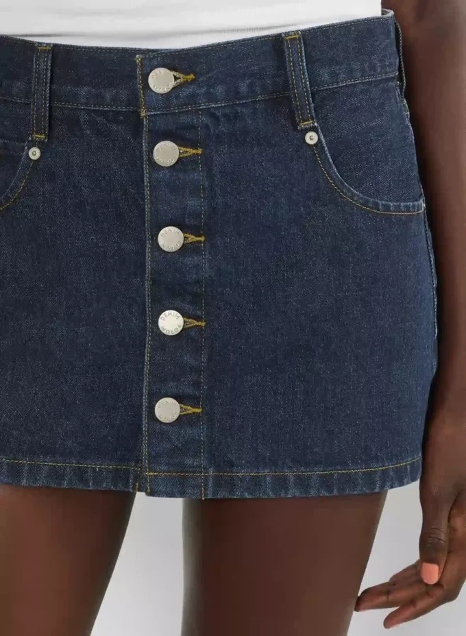 Denim Forum La falda micro de denim Gisele