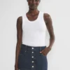Denim Forum La falda micro de denim Gisele
