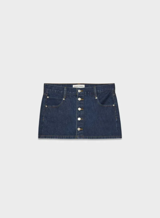Denim Forum La falda micro de denim Gisele