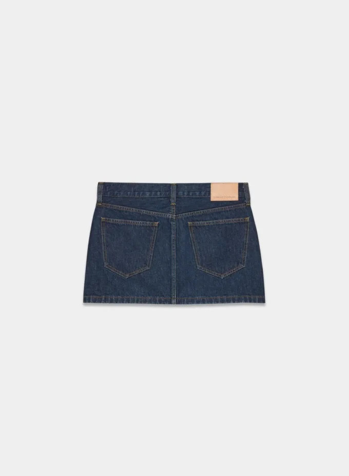 Denim Forum La falda micro de denim Gisele