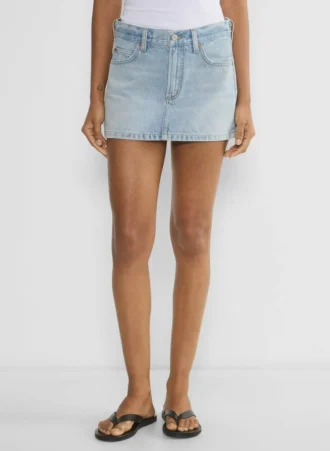 Denim Forum La falda vaquera micro vintage de los 90
