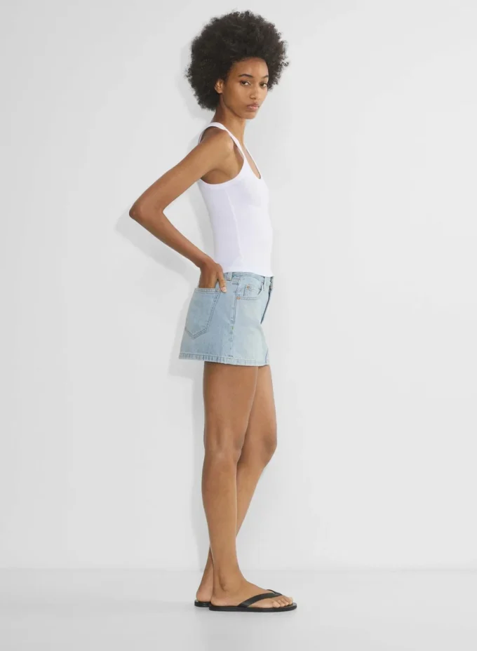 Denim Forum La falda vaquera micro vintage de los 90 Denim Forum La falda vaquera micro vintage de los 90