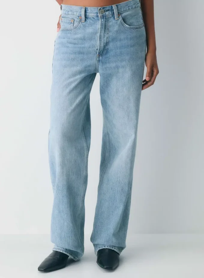 Denim Forum Los años 90 Iggy Vaqueros holgados de talle bajo Denim Forum Los años 90 Iggy Vaqueros holgados de talle bajo