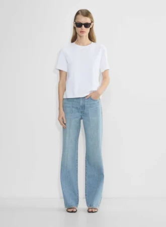 Denim Forum Los vaqueros anchos de talle alto y corte entallado de los 90
