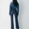Denim Forum Los vaqueros Chloe de talle alto y corte acampanado Denim Forum Los vaqueros Chloe de talle alto y corte acampanado