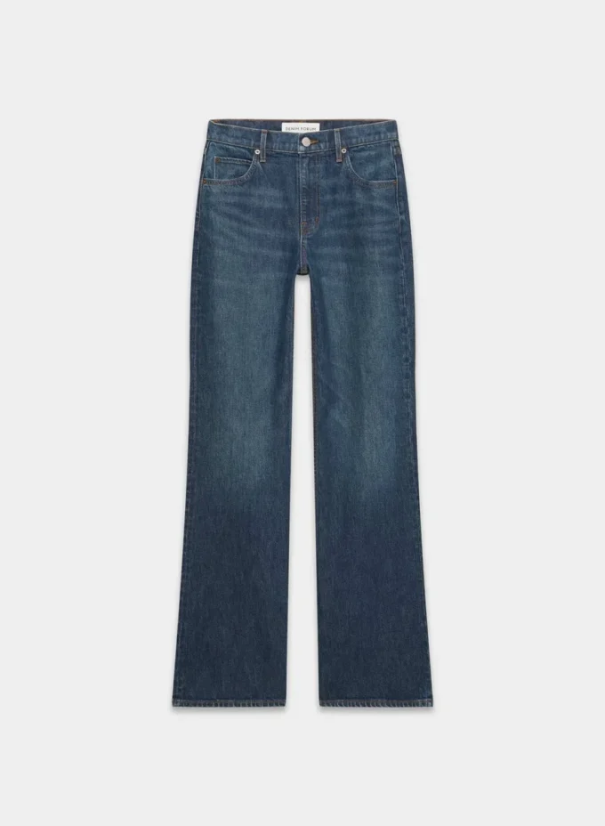 Denim Forum Los vaqueros Chloe de talle alto y corte acampanado Denim Forum Los vaqueros Chloe de talle alto y corte acampanado