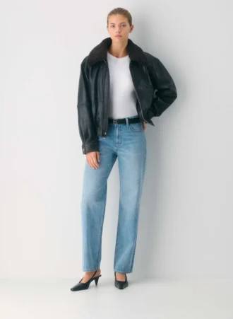 Denim Forum Los vaqueros holgados de talle bajo y corte curvilíneo Iggy