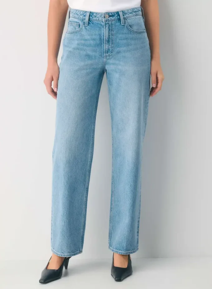 Denim Forum Los vaqueros holgados de talle bajo y corte curvilíneo Iggy Denim Forum Los vaqueros holgados de talle bajo y corte curvilíneo Iggy