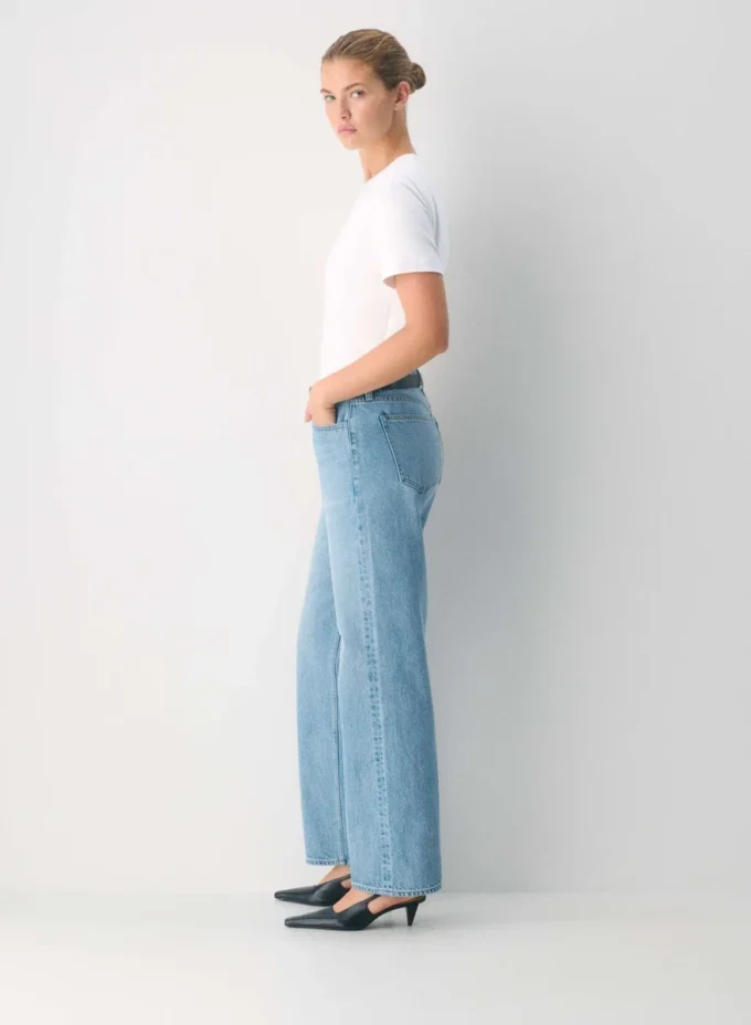 Denim Forum Los vaqueros holgados de talle bajo y corte curvilíneo Iggy Denim Forum Los vaqueros holgados de talle bajo y corte curvilíneo Iggy